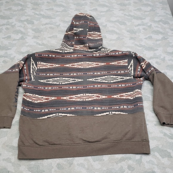 Ariat Sweatshirt Mens 2XL Multicolor Aztec Western Wear Pullover Long Sleeve - Picture 9 of 12